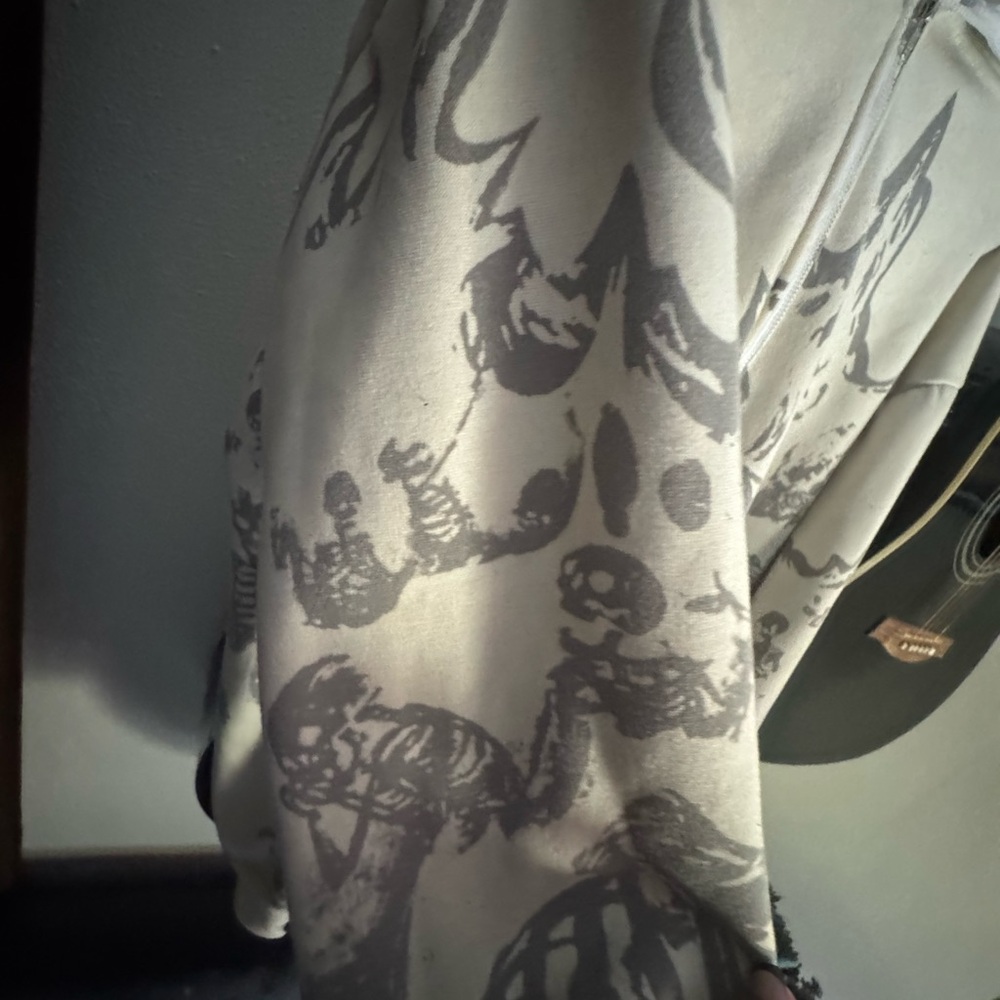 Graphic Skeleton Full-Zip Jacket - image 4